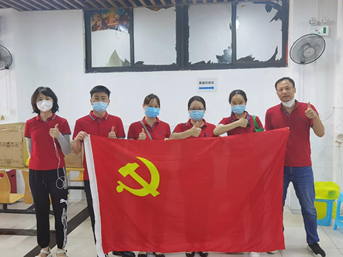 我为人民办实事｜中检丽江公司第六党支部‘bifa必发’第二次增援社区核酸检测
